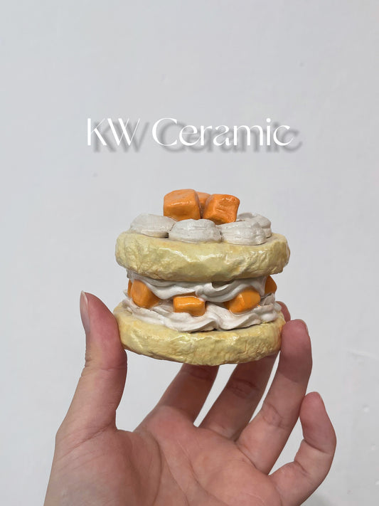 Ceramic Mango cake
