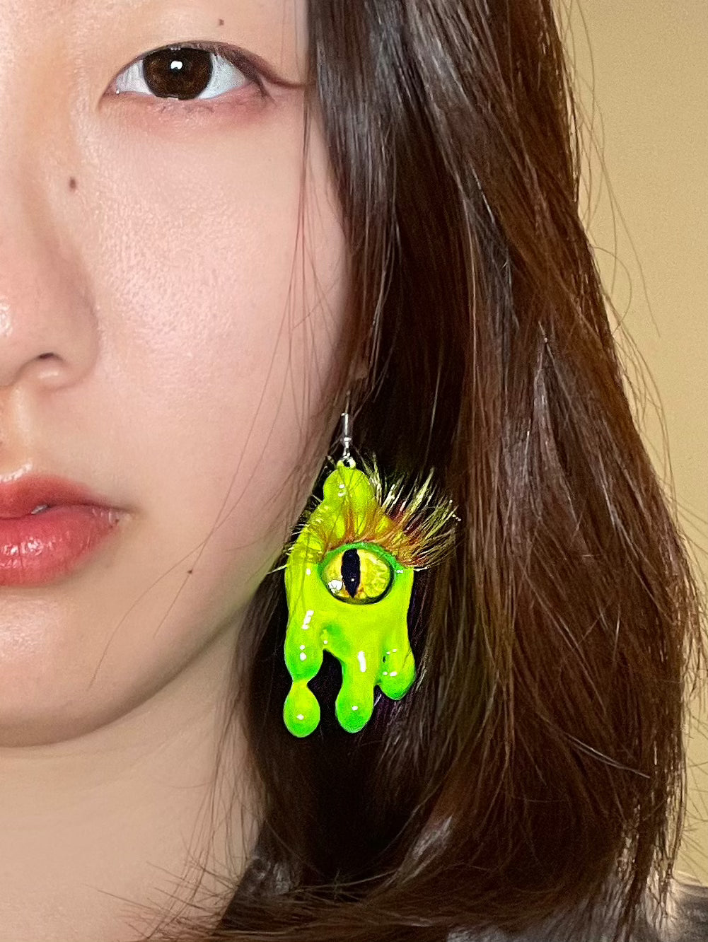 'Eyeing you' earring
