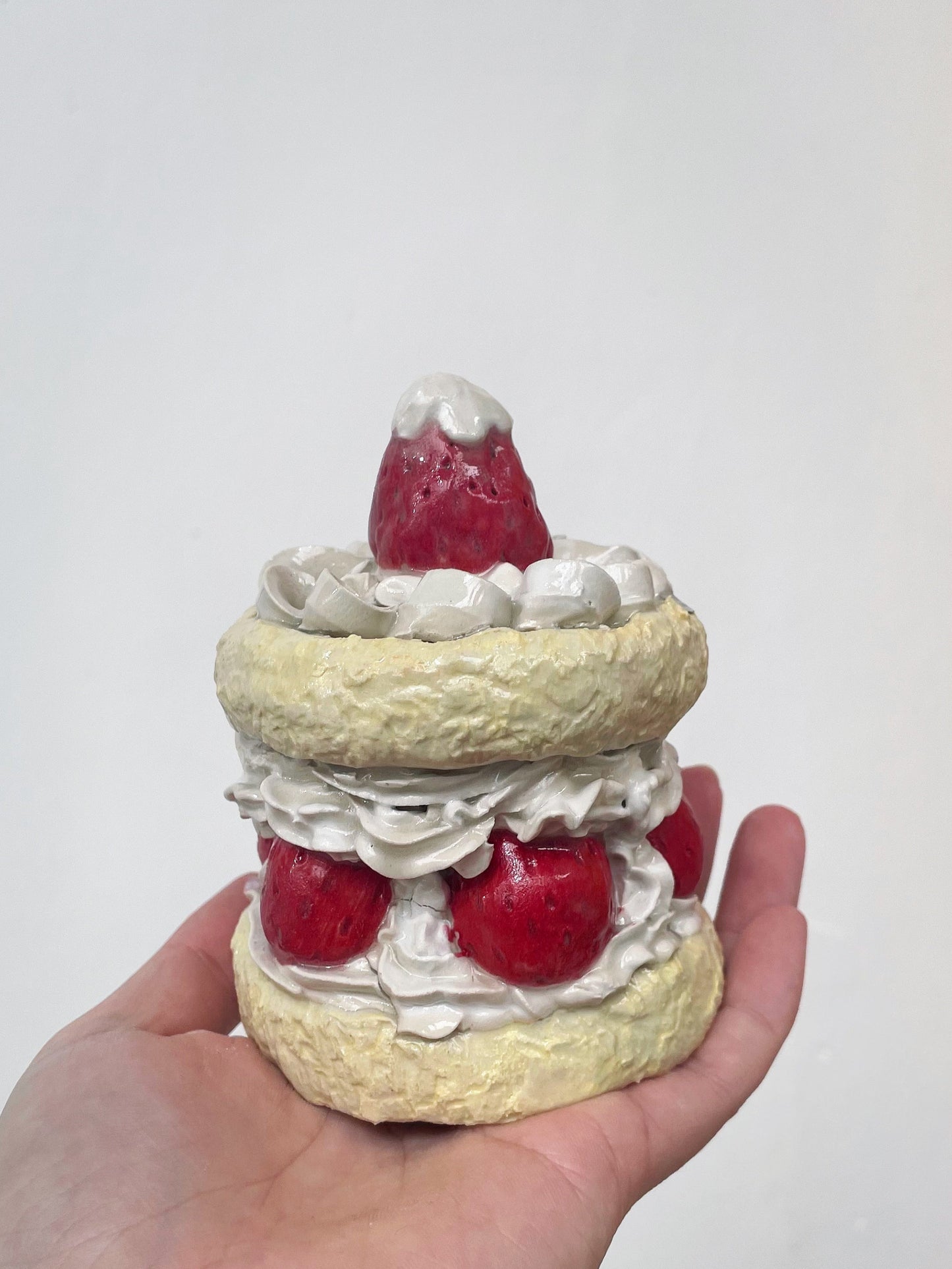 Ceramic Strawberry cake