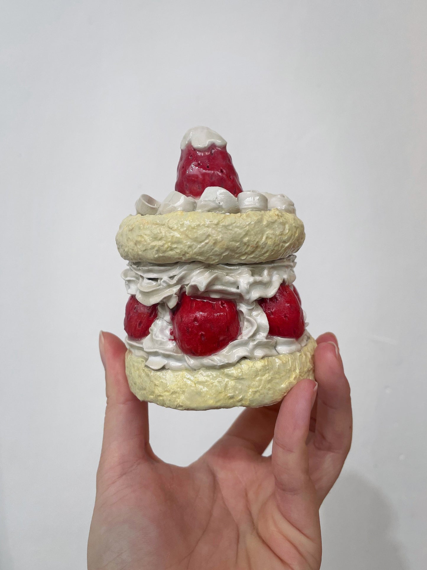 Ceramic Strawberry cake
