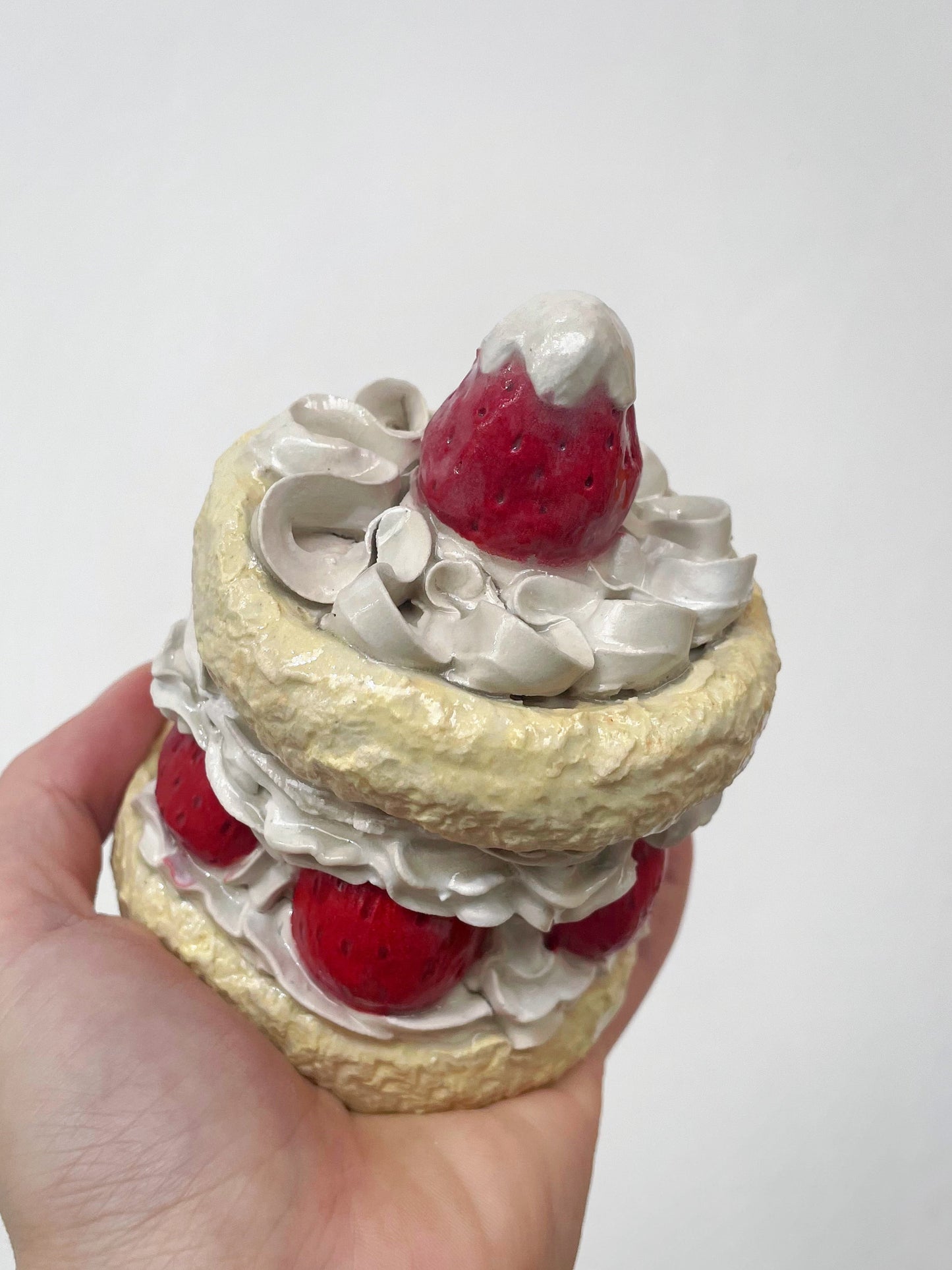 Ceramic Strawberry cake