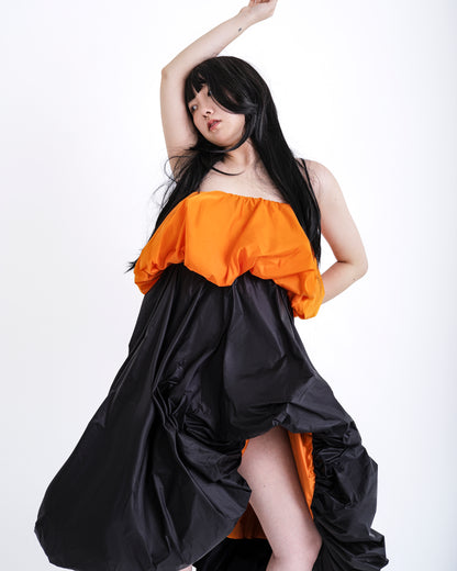 Asymmetric Black and Orange Extension