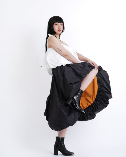 Asymmetric Black and Orange Extension